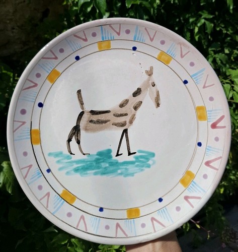 Assiette murale signé miclau - signé,