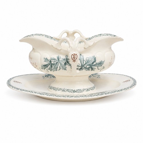 Ancienne saucière faïence - saucière, en