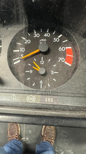 W124 compte tours essence - compte-tours,