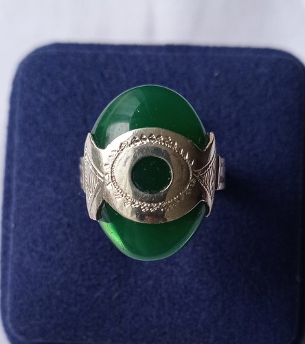 Bague argent massif 925 agate