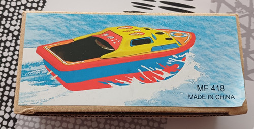 Jouet bateau tôle pop - jouet, en