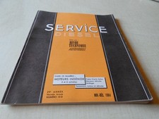 SERVICE DIESEL . 10 D MOTEUR INDENOR 4 et 6 CYLINDRES tbe