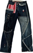 Exceptionnel jean multi poches boho chic Marithé et François Girbaud