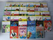#Bibliothèque Verte# Caroline Quine - Lot de 34 livres / série Alice Détective