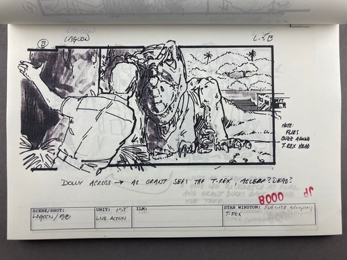 Jurassic park storyboards - park,