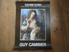 AFFICHE EXPOSITION GUY CAMBIER