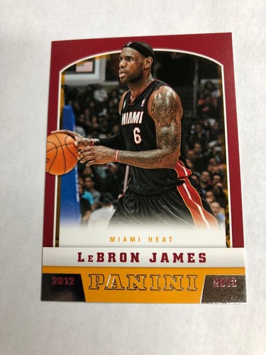 2012 panini lebron james - lebron,