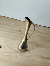 Soliflore, vase en métal argenté,18cm haut,5,5 cm large a ça base, Décoration 