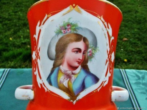 Cache pot homme porcelaine - , xix