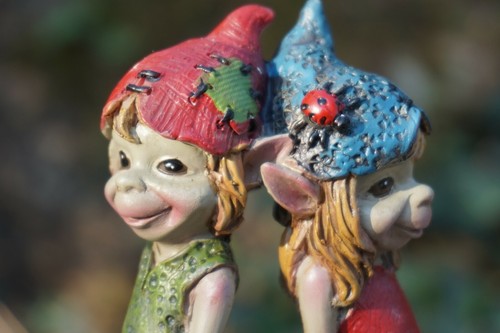140074 figurine troll couple - 140074,