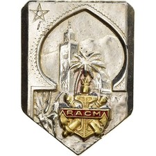 [#396155] Morocco, Broche, Régiment d'Artillerie Coloniale, Métal, AU