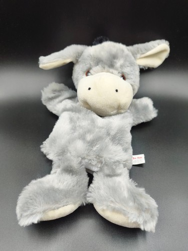 Doudou âne gris marionnette - ,