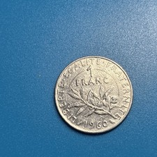 pieces de 1 franc semeuse 1960