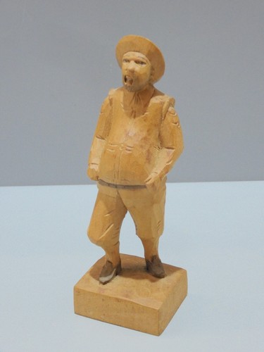 Statuette sancho pansa - pansa, bois