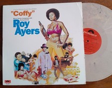 RARE LP B.O Film COFFY Cult Blackexploitation Groove Funk ROY AYERS Color Marble