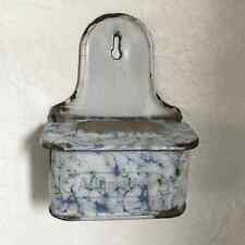 4 ⚜️ Ancienne Boite à Allumettes en Tôle Émaillée Vintage Authentique