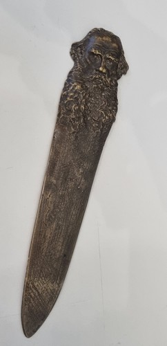 Coupe papier bronze doré - en,