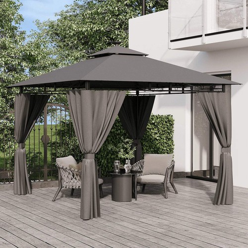 Pergola jardin 3x3m double - jardin,