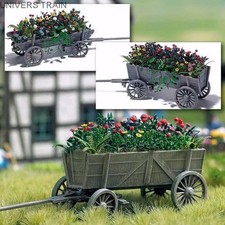 Busch 1228 Charette à bras avec fleurs