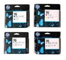 4 X Impression HP Designjet Z2100 Photosmart B9180 / No. 70 C9404A C9405A