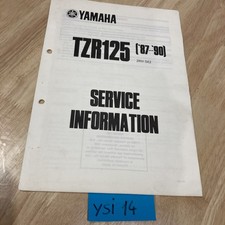 Yamaha TZR125 87 / 90 service information technique manuel technique TZR 125
