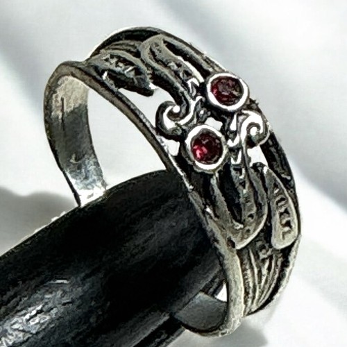 Ancienne bague ajourée sertie - ancienne,