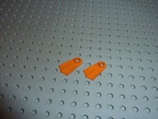 2 x Palme LEGO Orange Minifig Footgear Flipper 2599 / Set 7737 7738 7739 4210...
