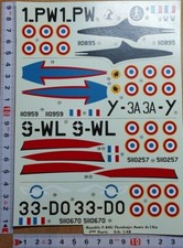 DECALS 1/48 REPUBLIC F-84G THUNDERJET Armée de l'air – CARPENA DCC482