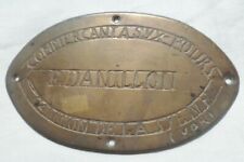 Plaque de Métier art populaire DANILLON COMMERÇANT A SIX FOURS LA SEYNE VAR  