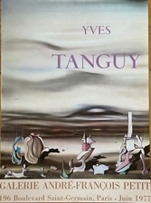AFFICHE YVES TANGUY EXPO