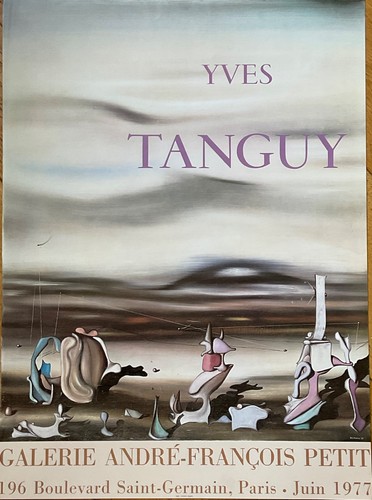Affiche yves tanguy expo - affiche,
