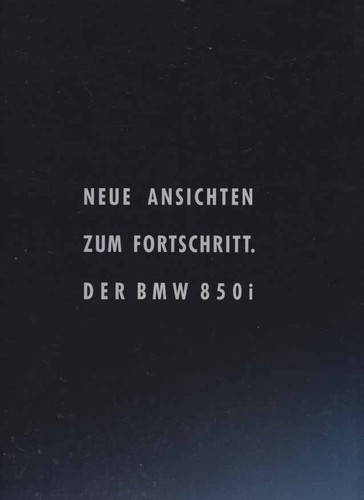 Catalogue brochure bmw 850 - catalogue, /