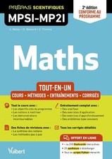 Mathématiques MPSI-MP2I - Tout-en-un: Cours - Synthèse - M... | Livre | état bon