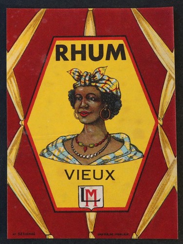 Ancienne étiquette rhum - ancienne,
