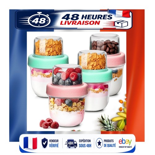 Comsaf pots yaourt verre - à,