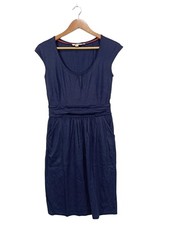 BODEN Robe d’été Dames Robe T EU 34 bleu style décontracté