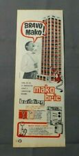 PUBLICITE ANCIENNE ADVERT CLIPPING 150519 MAKO-BRIC BUILDING MAKOGRAPH MAKOPOUSS