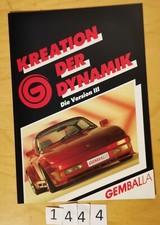 GEMBALLA PORSCHE 911 VERSION III Tuning Prospectus 4 pages D