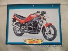 CARTE FICHE MOTO SUZUKI GS 500