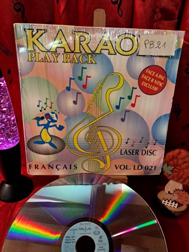 Laserdisc karaoke play back - karaoke,
