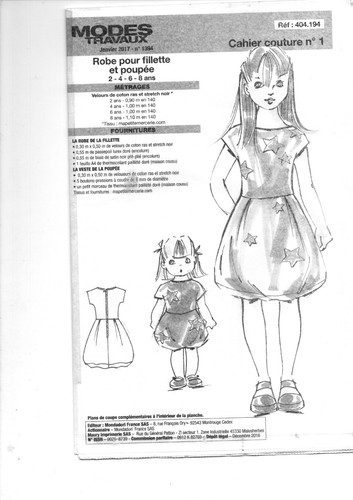 Patron enfant fille - , 2027