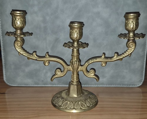 Ancien candélabre bougeoir - , 3