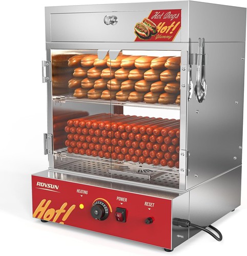 Commercial hot dog - hot, steamer
