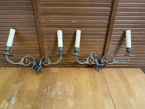 Paire applique piano double - applique,