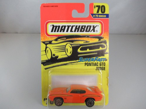 Matchbox pontiac gto judge - 70,