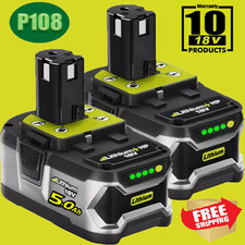 2X Batterie pour Outils Ryobi