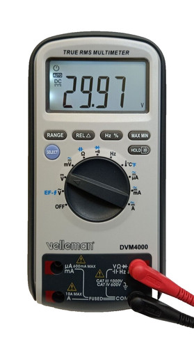 Multimètre velleman dvm4000 - multimètre,