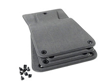 Tapis de Sol Convient pour BMW 3er E30 Coupé 2-türig Velours Gris 9XDR