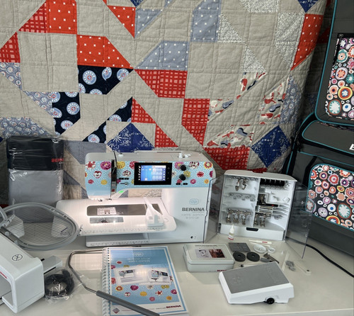 Bernina 570 kaffe sewing - bernina,