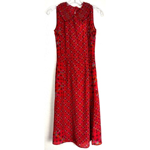 Label ritu kumar red multi - ritu,